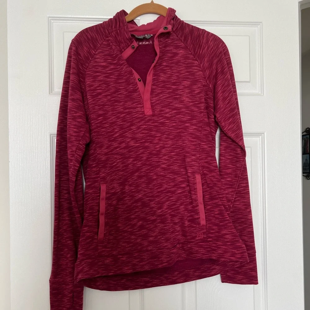 SOLD Avalanche quarter zip button up - Picture 1 of 4